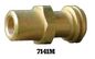 Male Outlet 7141M Brass Pipe Fittings For Service Valve